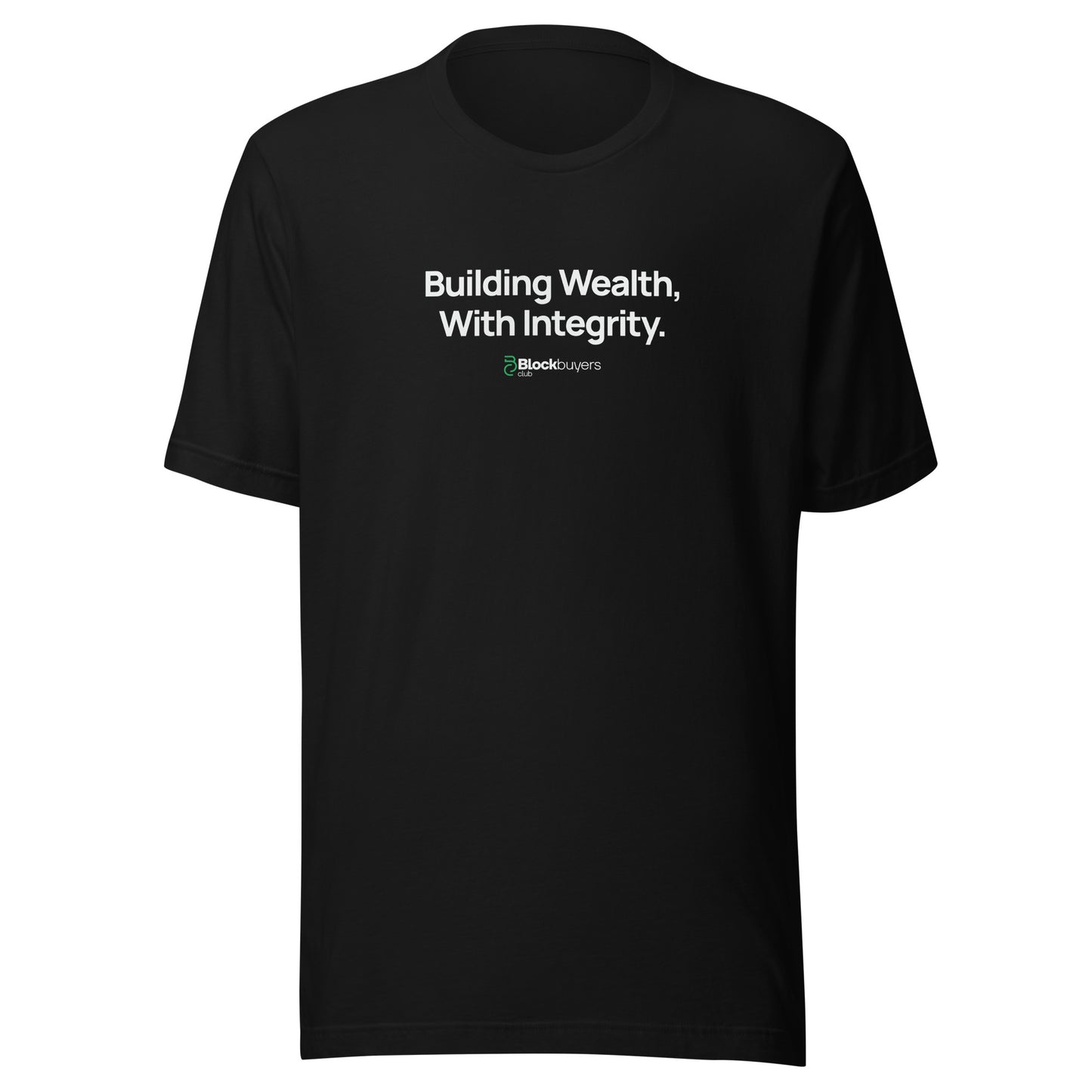 Building Wealth Men's T-Shirt Black