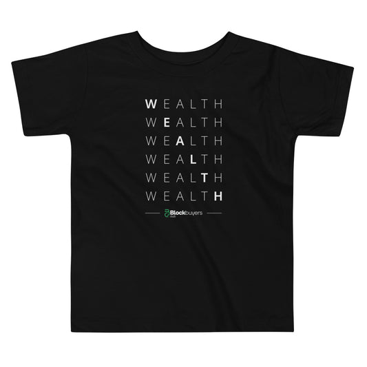 Wealth Kid's T-Shirt Black