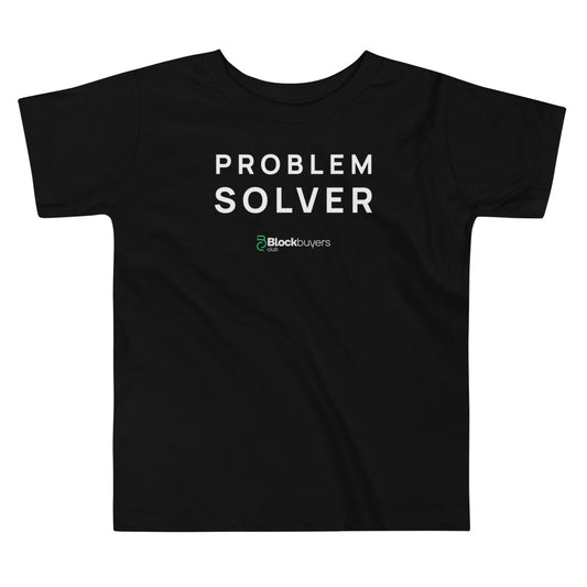 Problem Solver Kid's T-Shirt Black
