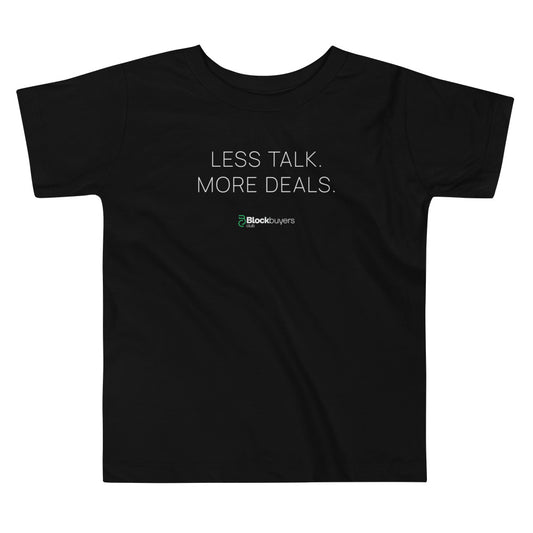Less Talk Kid's T-Shirt Black