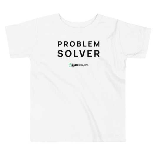 Problem Solver Kid's T-Shirt White