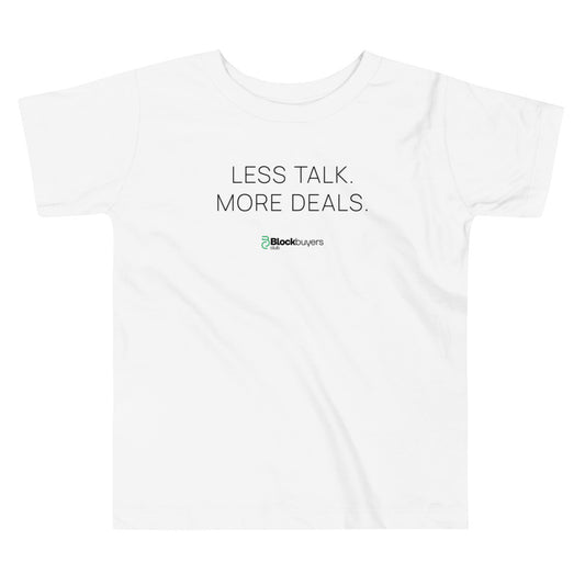 Less Talk Kid's T-Shirt White