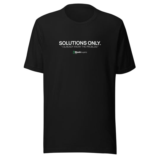 Solutions Only Men's T-Shirt Black