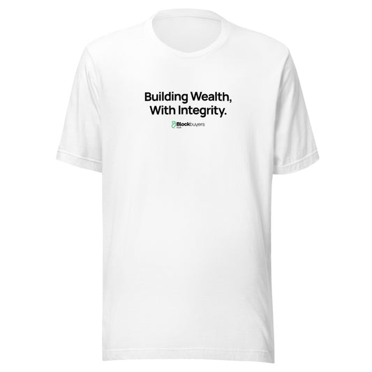 Building Wealth Men's T-Shirt White