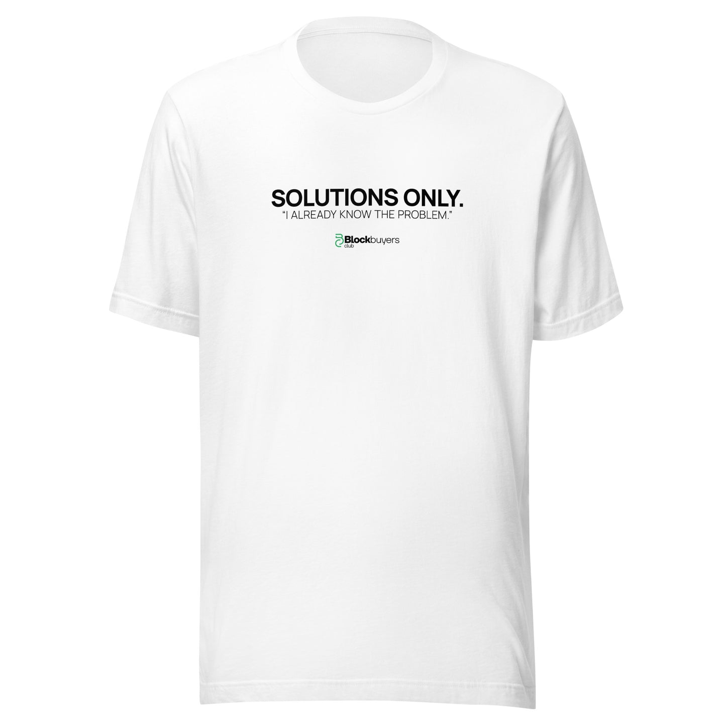 Solutions Only Men's T-Shirt White
