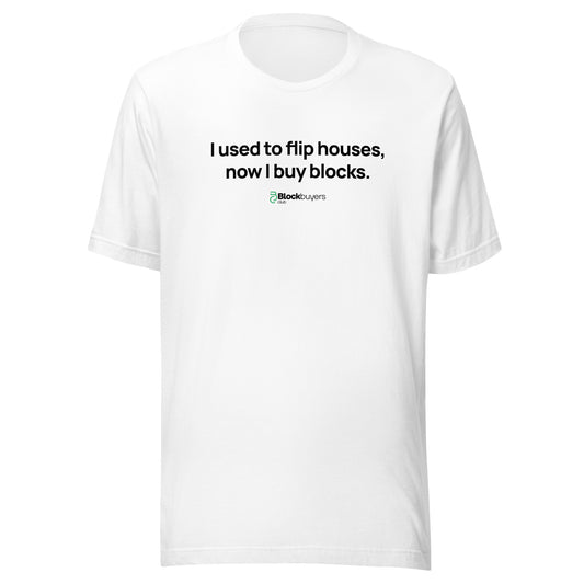 Buy Blocks Men's T-Shirt White