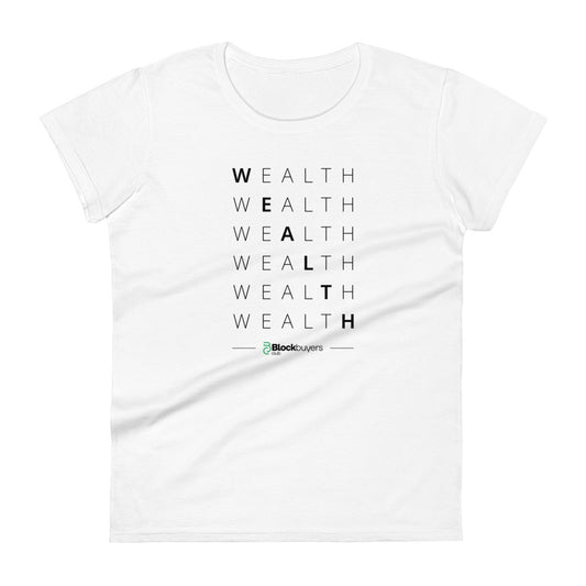 Wealth Women's T-Shirt White